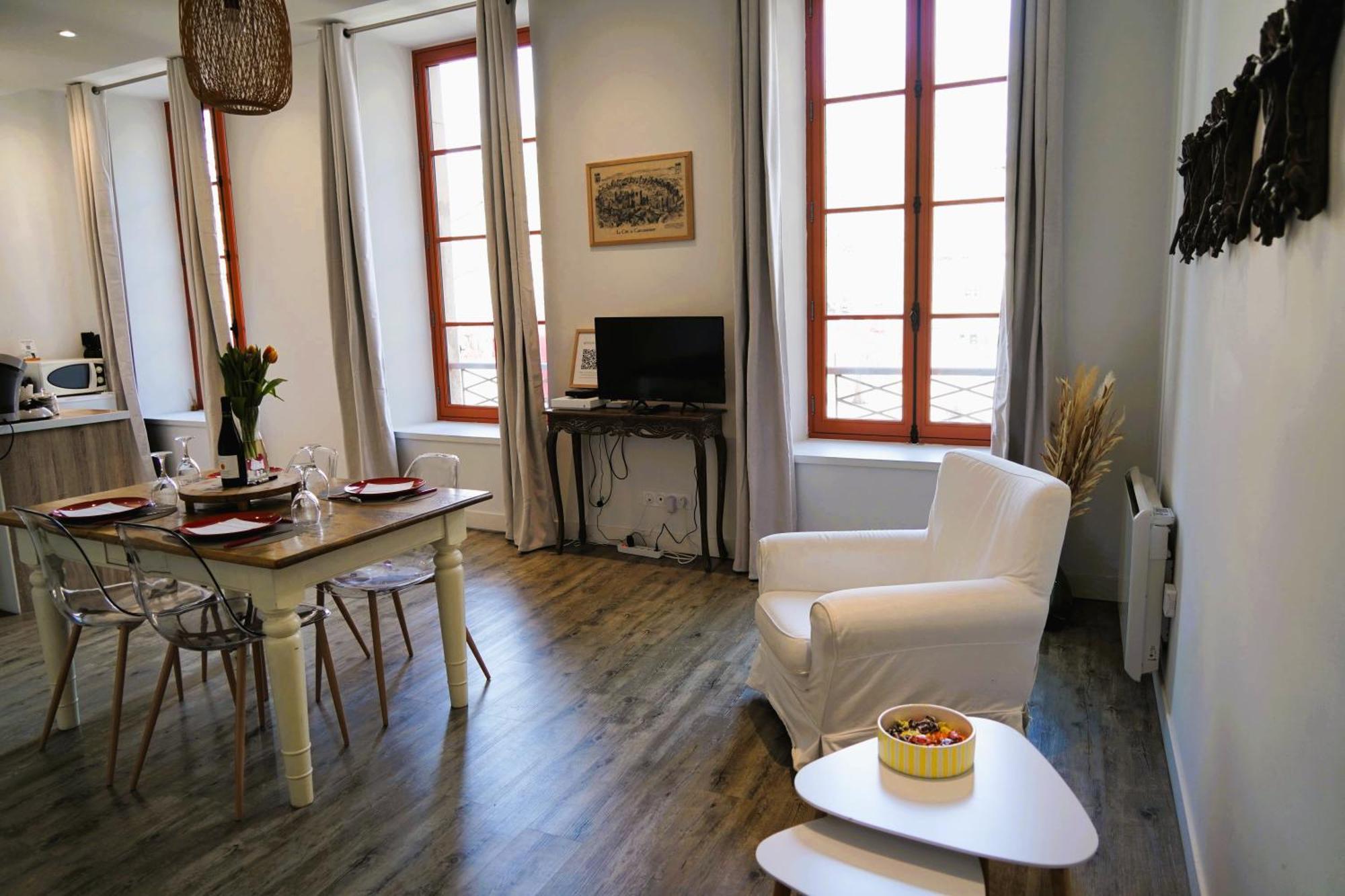 Appartamento La Magie De Carnot Meuble De Tourisme 3 Etoiles Carcassonne Esterno foto